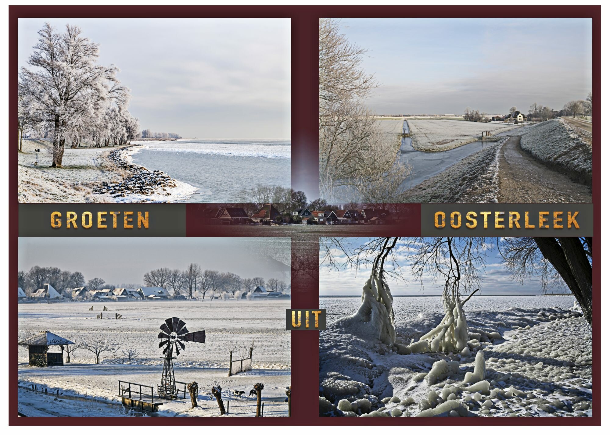 Groeten uit Oosterleek (winter)